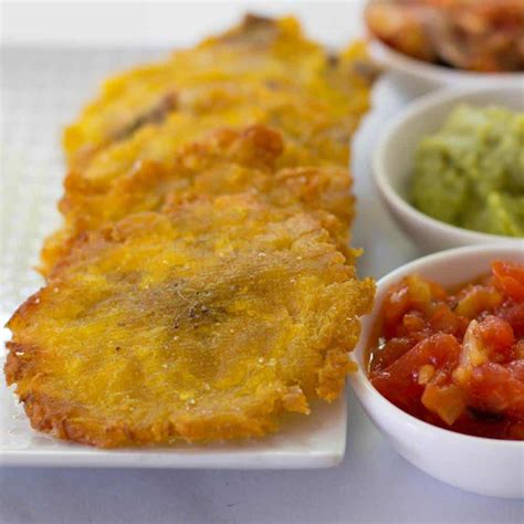 Easy Colombian Patacones or Green Plantains .